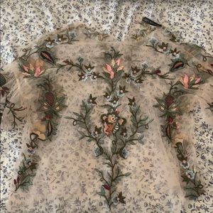 Sheer zara shirt